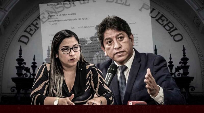 defensoria arbitrariedad contra el sindicato sin sustento legal giovanna gonzales soto